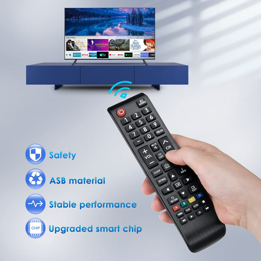 (Pack of 2) Universal Remote for Samsung TV Remote, Replacement for All Samsung Smart TV LED QLED UHD LCD HDTV Frame Curved 4K 8K 3D Series TV 🍁 All In One Marketplace Canada