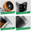 RESTMO Garden Hose Nozzle, Heavy Duty Metal Water Hose Nozzle with 7 Adjustable Spray Patterns, High Pressure Hand Sprayer with Flow Control, Best for Watering Plant & Lawn, Washing Car & Pet, Orange 🍁 All In One Marketplace Canada