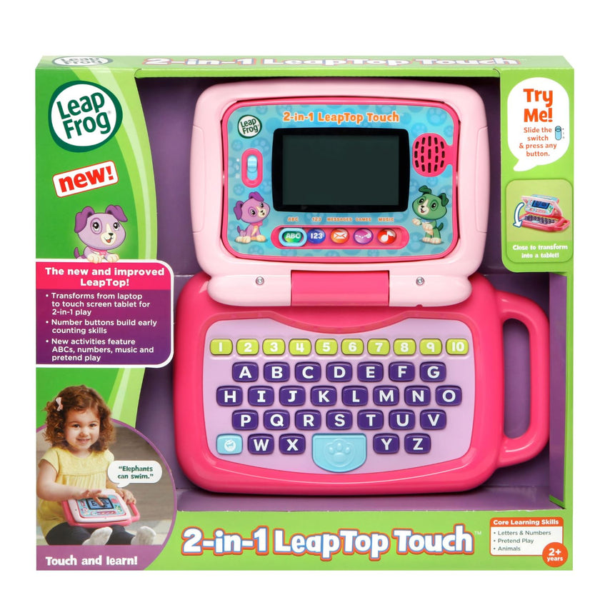 Leapfrog 2-in-1 LeapTop Touch Pink (English Version) 🍁 All In One Marketplace Canada