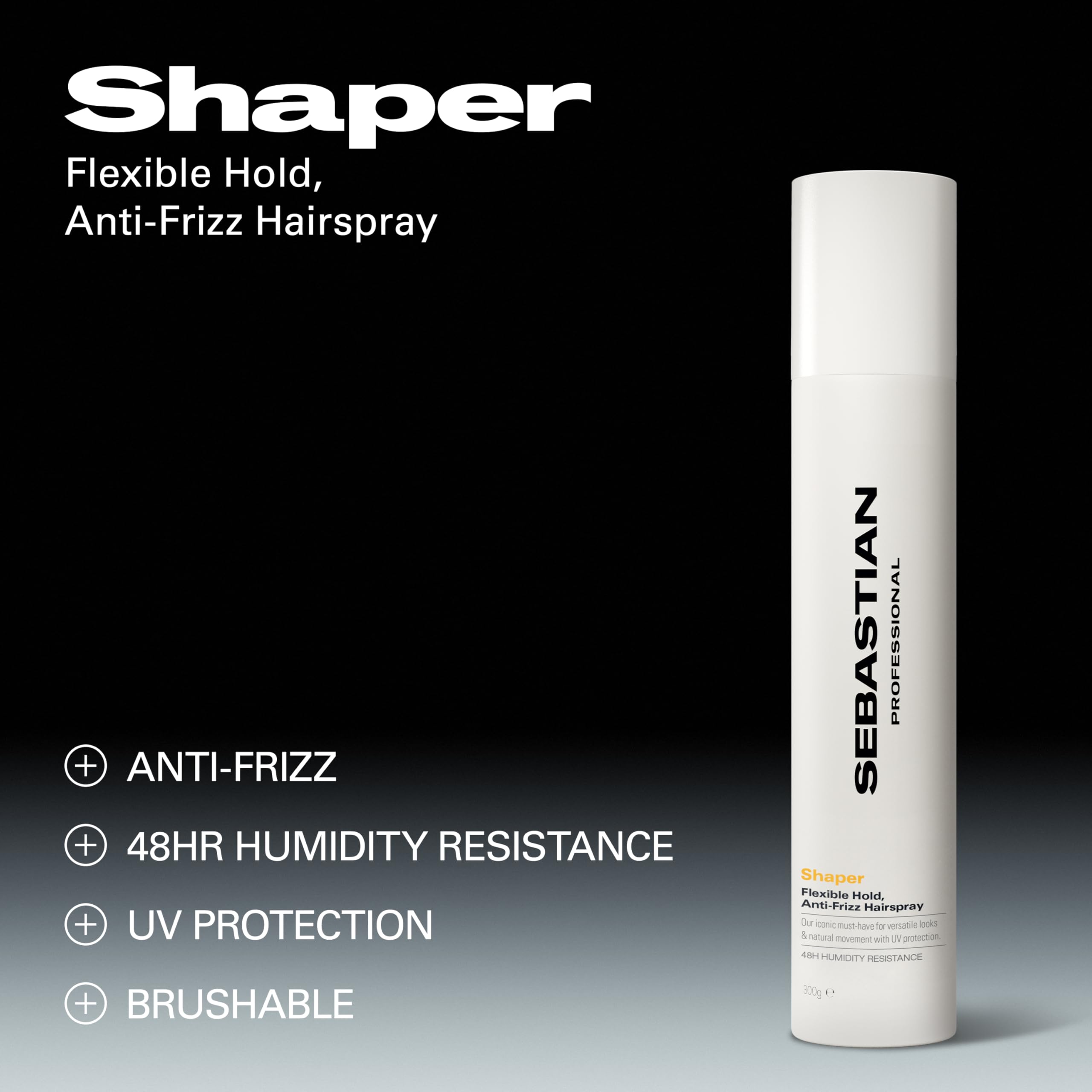 Sebastian Professional Shaper Hairspray | Flexible Hold | Anti-Frizz | 10.6 oz | 300 g | Packaging May Vary 🍁 All In One Marketplace Canada