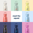 SodaStream - Fizz & Go Cool Bottle | Stainless Steel Carbonating Water Bottle | Keeps Drinks Cold 12 Hrs | Cupholder Friendly | Compatible with Pink CO2 cylinder machines | Blueberry color | 0.9L 🍁 All In One Marketplace Canada