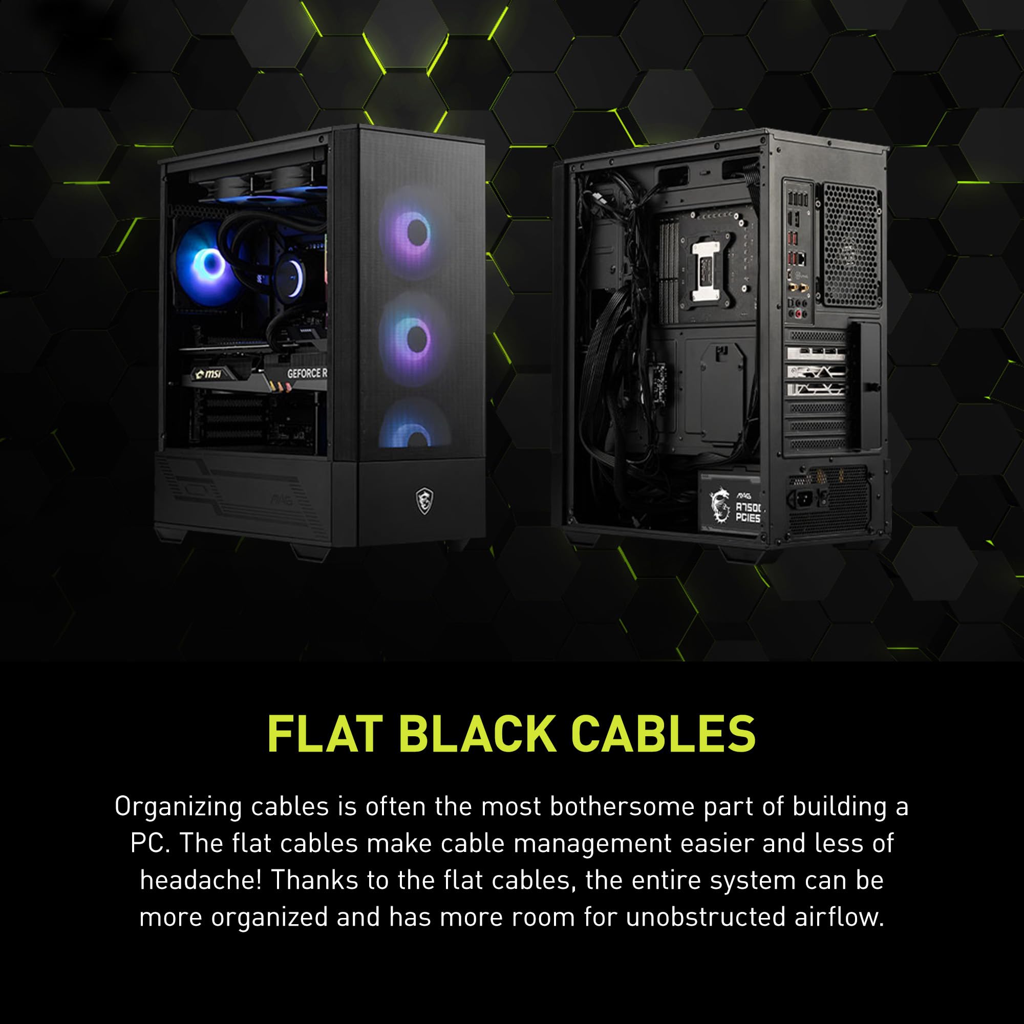 MSI MAG A750GL PCIE5, Fully Modular Compact Gaming 750W Power Supply, 80+ Gold, ATX 3.1 & PCIe 5.1 Ready, Native Dual-Color 12V-2x6 Cable, 10 Year Warranty 🍁 All In One Marketplace Canada