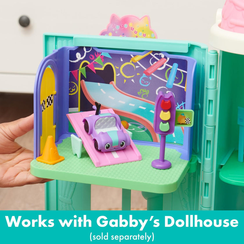 Gabby's Dollhouse, Carlita Purr-ific Play Room with Carlita Toy Car, Accessories, Furniture and Dollhouse Deliveries, Kids Toys for Ages 3 and up 🍁 All In One Marketplace Canada