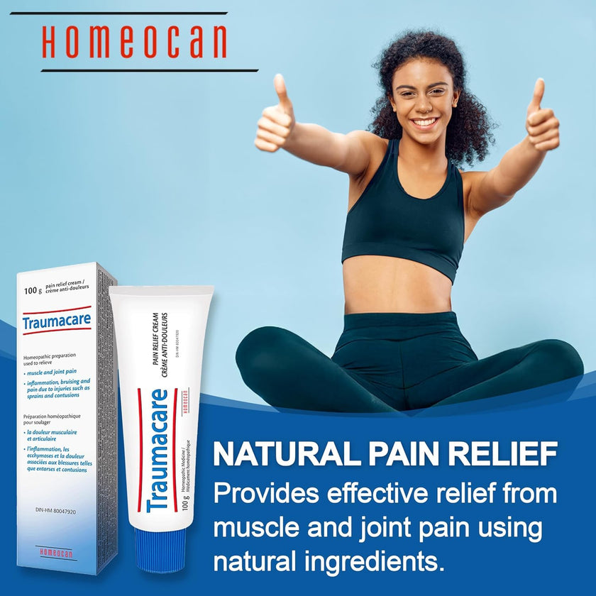 Homeocan Homeopathic Arnica Cream, Bruise Cream, Non Greasy, 100g 🍁 All In One Marketplace Canada