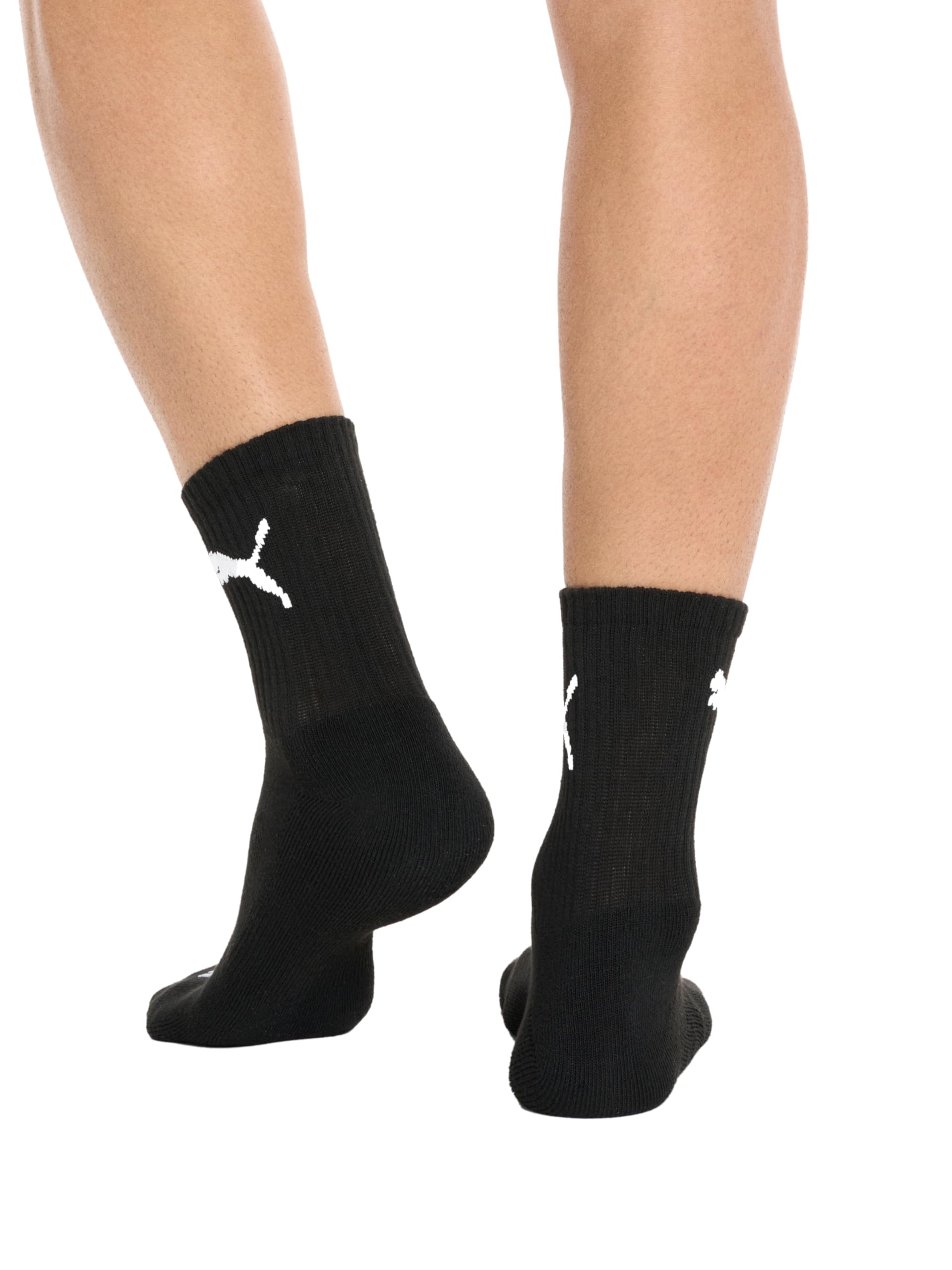 PUMA Men's 8 Pack Athletic Cushioned High Quarter Crew Socks, Black/White, 10-13 🍁 All In One Marketplace Canada
