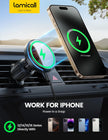 Lamicall for MagSafe Car Mount Charger - [Ultra Magnet] 15W Wireless Car Phone Holder Charger - HandsFree Magnetic Phone Holders for Your Car Vent for iPhone 17 16 15 14 13 Pro Max Handlebar, Mom Gift 🍁 All In One Marketplace Canada