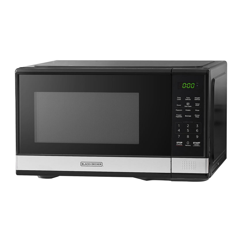 BLACK+DECKER Microwave Oven, 1.1 Cu.ft 900W Digital Stainless Steel 🍁 All In One Marketplace Canada
