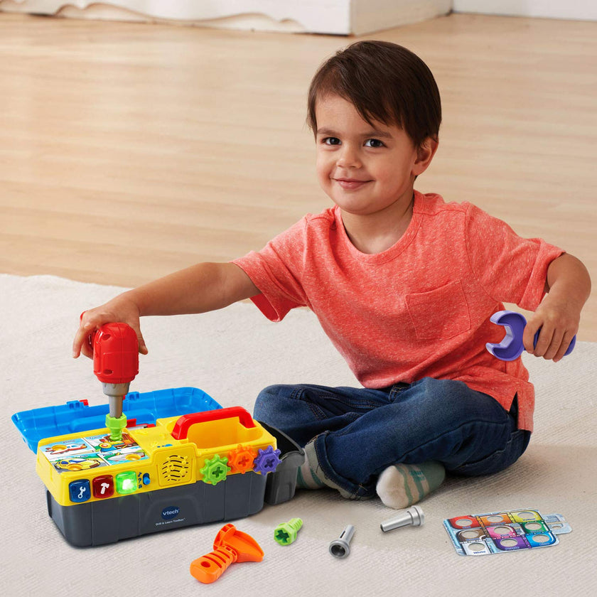 VTech Drill and Learn Toolbox - English Version 🍁 All In One Marketplace Canada