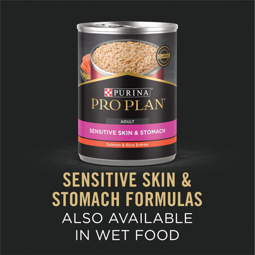 Purina Pro Plan Sensitive Skin & Stomach Dry Dog Food, Salmon & Rice - 13.6 kg Bag 🍁 All In One Marketplace Canada