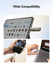 Lexar D40E 256GB Dual USB 3.2 Gen 1 Type-C Jump Drive, USB-C Flash Metal Housing Swivel Design Thumb Drive (Champagne Silver) 🍁 All In One Marketplace Canada