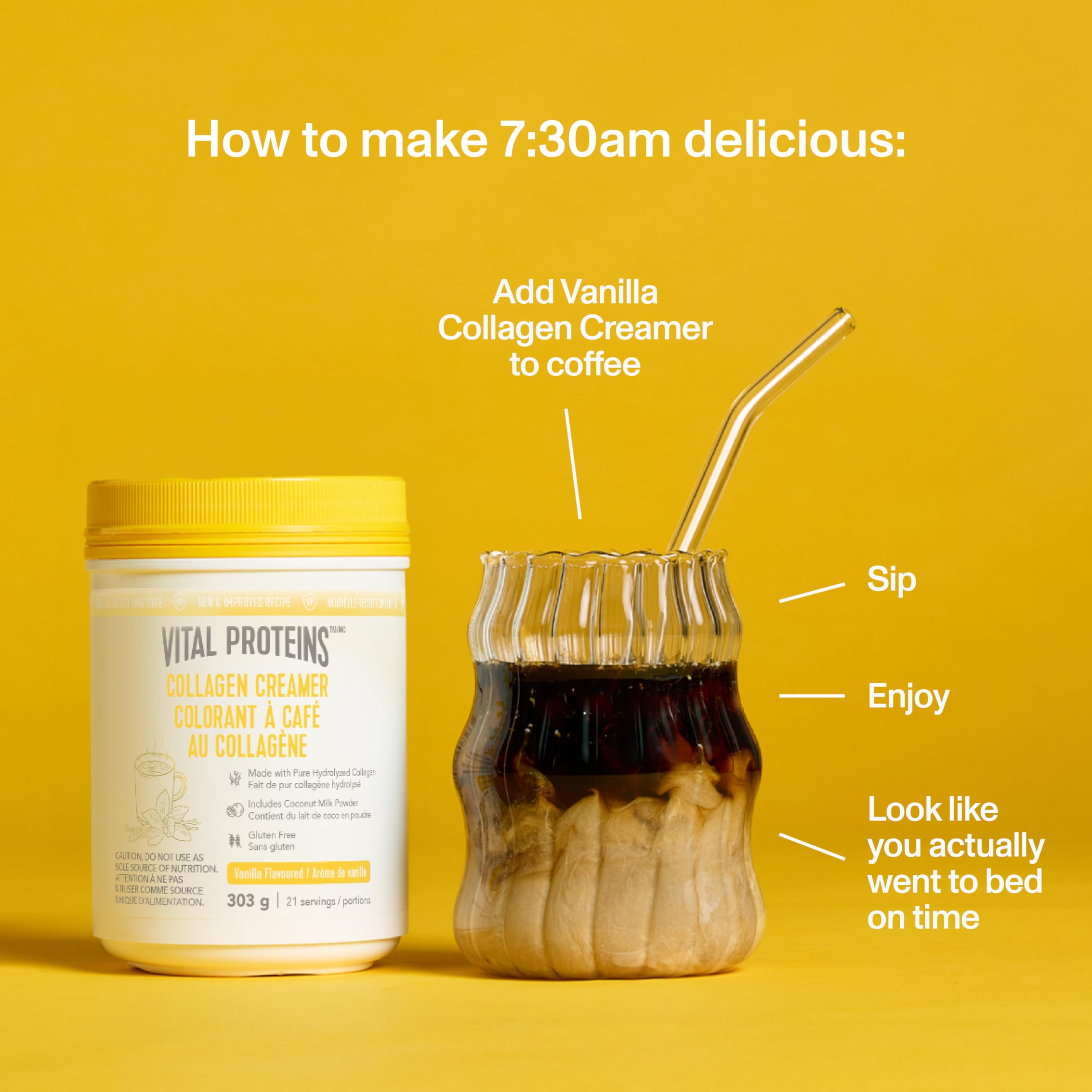 VITAL PROTEINS Collagen Creamer, Vanilla-flavoured, 303 g 🍁 All In One Marketplace Canada