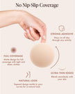 Bare Babe Reusable Silicone Nipple Covers - Waterproof, Nude, 4 Shades - Sticky Breast Stickers for Strapless Dress, Crème, Small (Fits AA-B) 🍁 All In One Marketplace Canada
