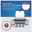 Avery Glossy White Round Labels, 2.5