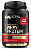 Optimum Nutrition Gold Standard 100% Whey Protein Powder, 670g - Vanilla Ice Cream - 22 servings (packaging may vary) 🍁 All In One Marketplace Canada