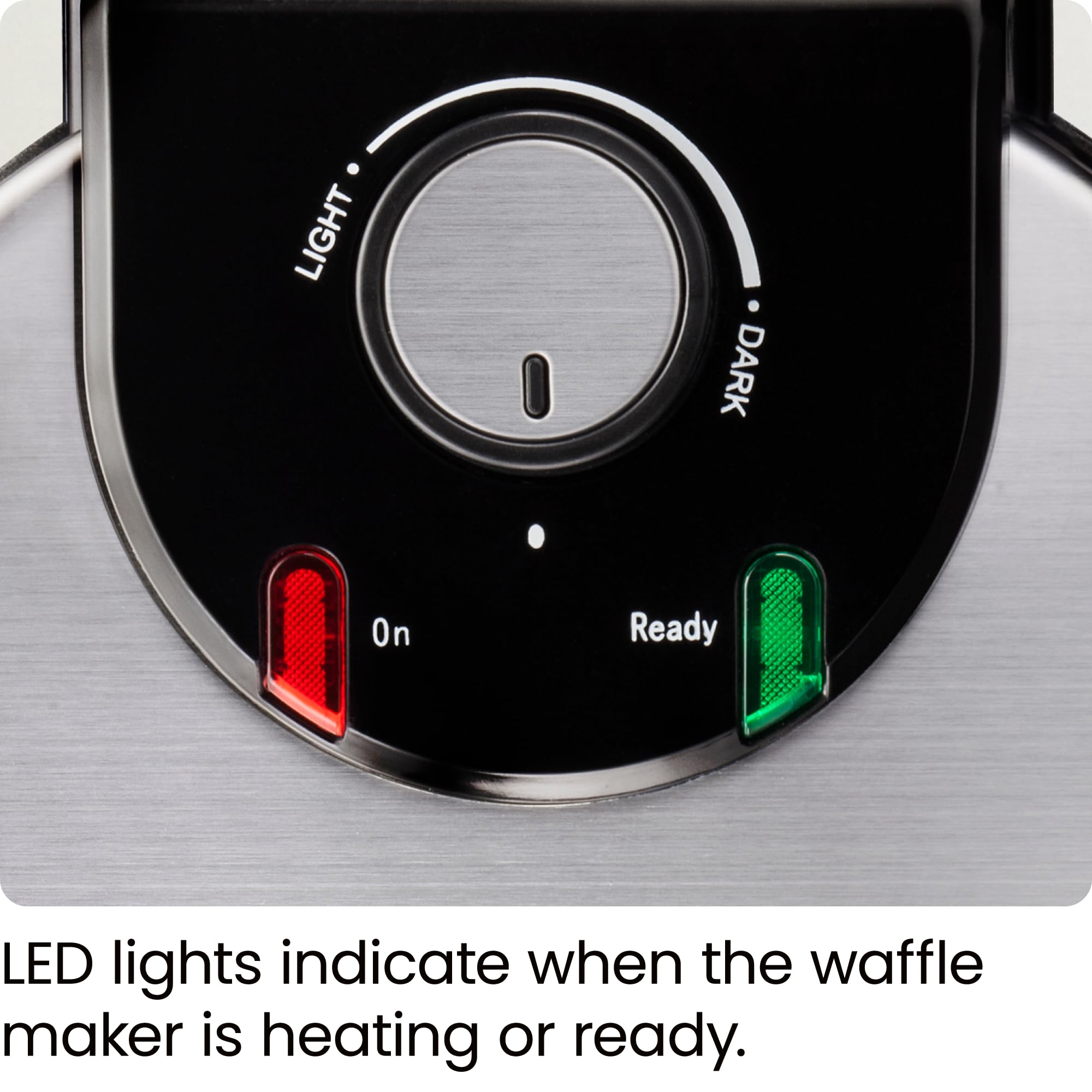 Chefman Rotating Belgian Waffle Maker, 180° Flip Iron w/ Non-Stick Plates, Adjustable Timer, Locking Lid, & Drip Plate, Space Saving Storage, Mess-Free Breakfast, Stainless Steel/Black 🍁 All In One Marketplace Canada