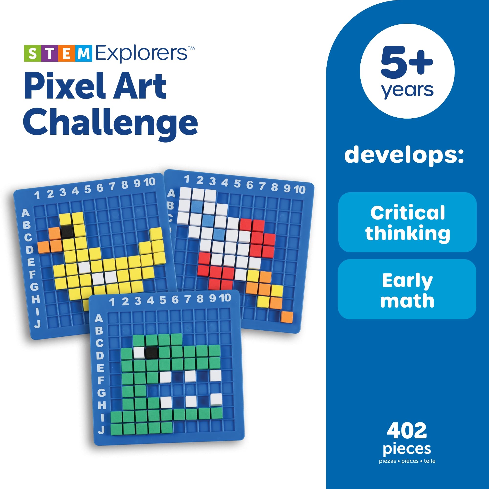 Learning Resources STEM Explorers Pixel Art Challenge 🍁 All In One Marketplace Canada