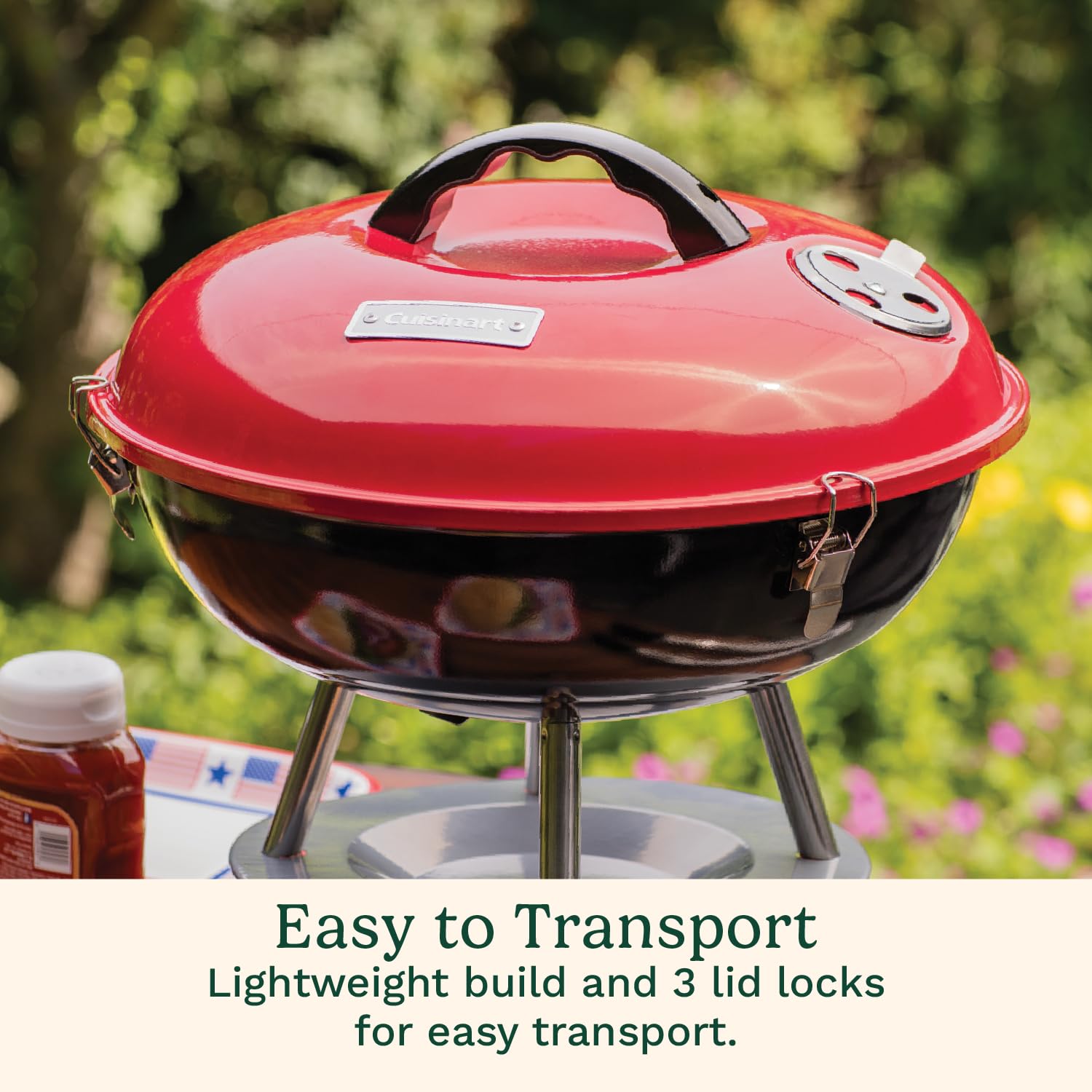 Cuisinart Outdoor Portable Charcoal Grill, 14