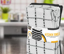 Utopia Towels Kitchen Towels, 12 Pack, 15 by 25 Inches, Dobby Weave, 100% Ring Spun Cotton, Super Soft and Absorbent Dish, Tea, and Bar Towels, Black 🍁 All In One Marketplace Canada