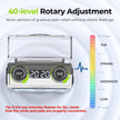 AUVON Rechargeable TENS Machine EMS Muscle Stimulator, Digital TENS Unit with 8 Customizable Modes, Electronic Massager for Sciatica, Shoulder & Back Pain Relief, 12 Pads, A Carry Case 🍁 All In One Marketplace Canada