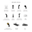 Hoover Portable Handheld Steam Cleaner, 10-in-1 Pressurized Steamer for Grout, Tile, Upholstery, Car Detailing, Kitchen & Bathroom | Chemical-Free, XL Spill-Proof Tank | WH25000CA 🍁 All In One Marketplace Canada