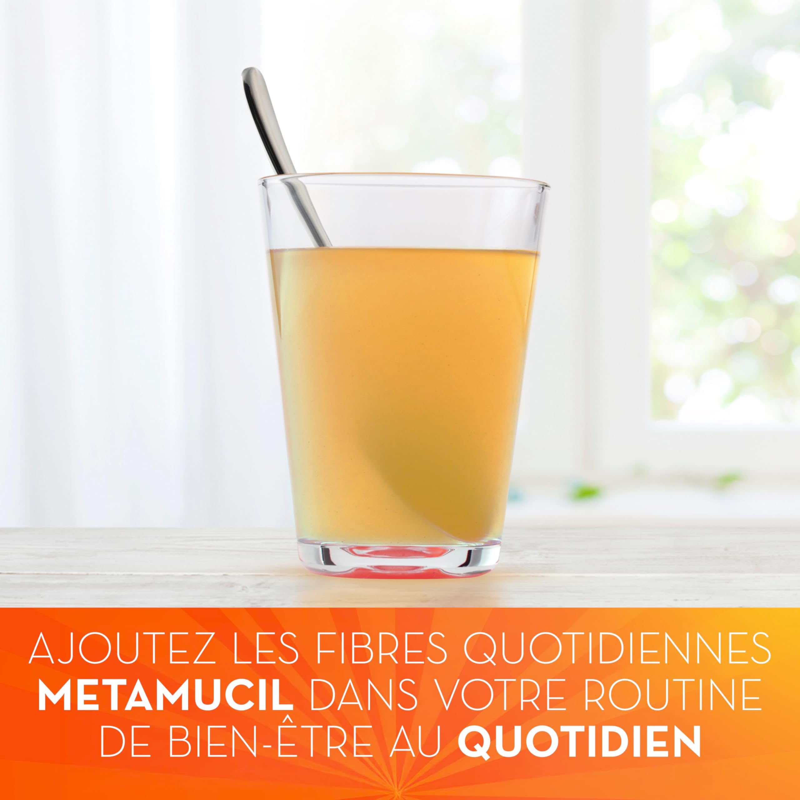 Metamucil, Daily Psyllium Husk Powder Supplement, Sugar-Free, 4-in-1 Fibre for Digestive Health, Orange Smooth Flavored Drink, 72 Servings 🍁 All In One Marketplace Canada
