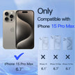 JETech Privacy Screen Protector for iPhone 15 Pro Max 6.7-Inch, Anti-Spy Tempered Glass Film with Easy Installation Tool, 2-Pack 🍁 All In One Marketplace Canada