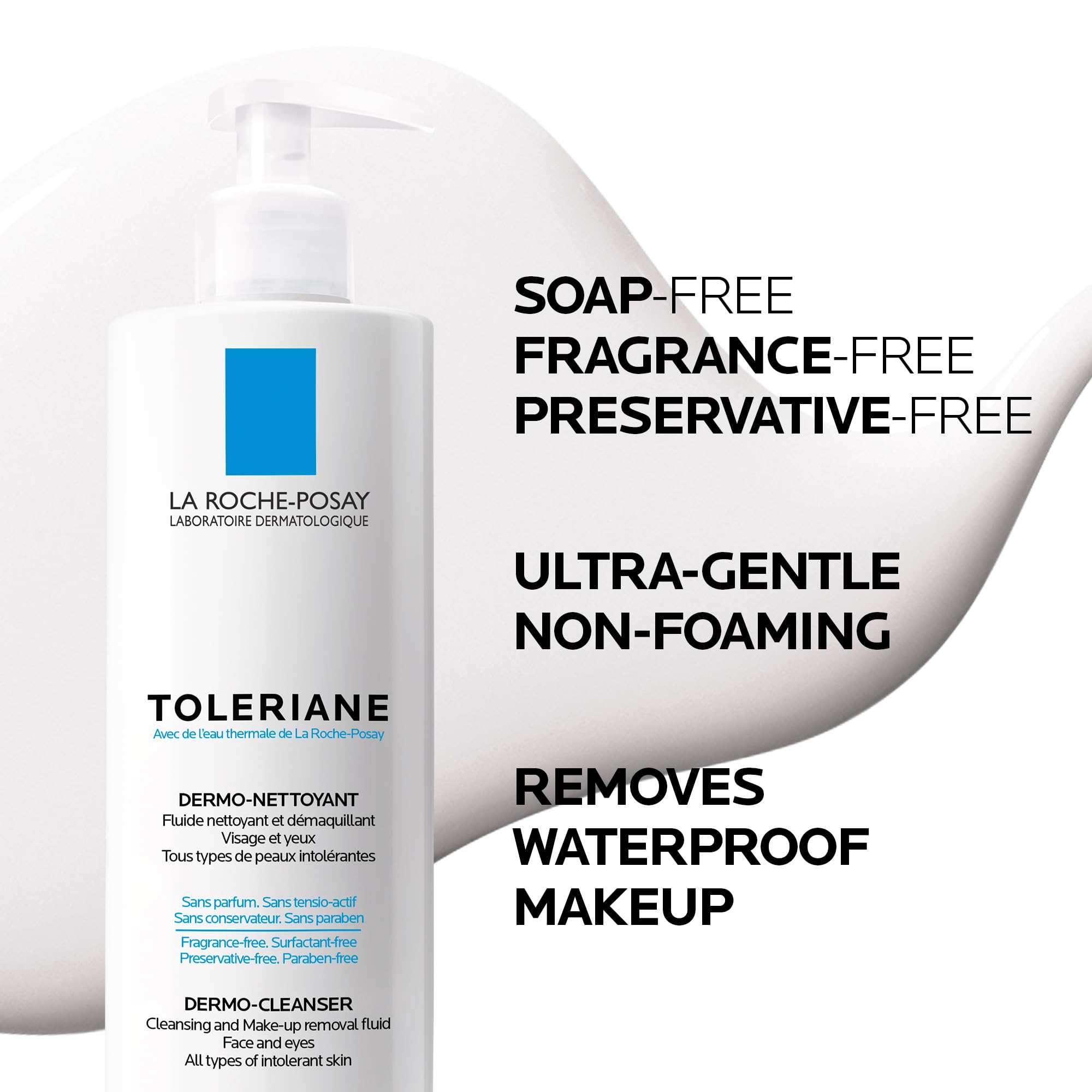 La Roche Posay Face Wash, Toleriane Dermo Cleanser, Formulated with Glycerin to Calm Irritated Skin, Gently Cleanses & Removes Makeup. Suitable for Sensitive Skin. Dermatologist Recommended, 400mL 🍁 All In One Marketplace Canada