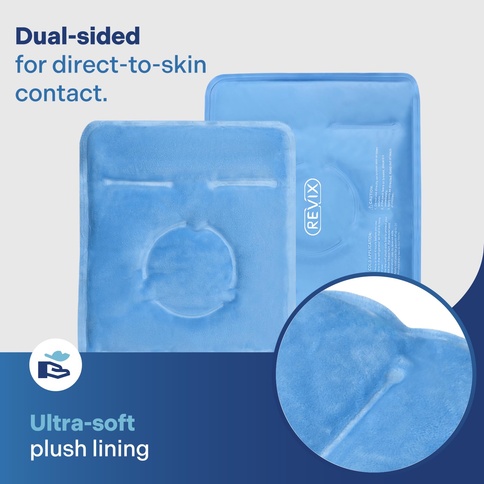 REVIX Knee Ice Pack Wrap for Injuries Reusable, Gel Ice Pack Wrap with Cold Compress Therapy for Knee Pain Relief, Knee Replacement Surgery, Swelling, Bruises and Arthritis 🍁 All In One Marketplace Canada