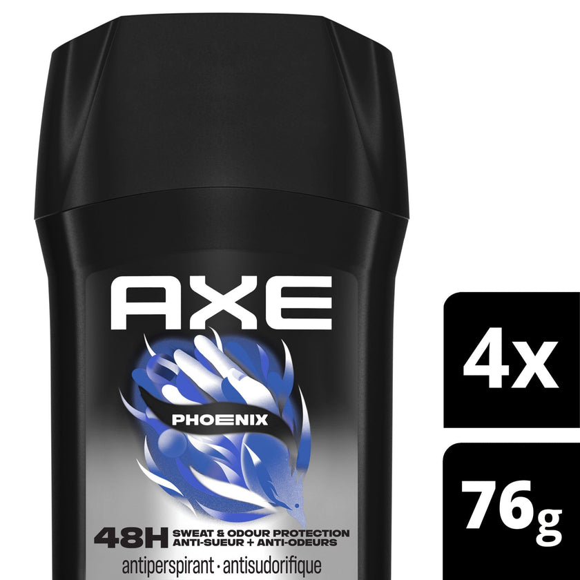 AXE Phoenix Antiperspirant Stick for 48-Hour Sweat and Odour Protection, Crushed Mint & Rosemary, 76g (Pack of 4) 🍁 All In One Marketplace Canada
