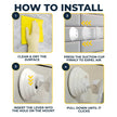 HONEYBULL Fogless Shower Mirror with Suction Mount & Swivel – Anti-Fog Acrylic Bathroom Mirror for Shaving – Built-in Razor Holder, Easy Install, Home Shower Accessory (White) 🍁 All In One Marketplace Canada