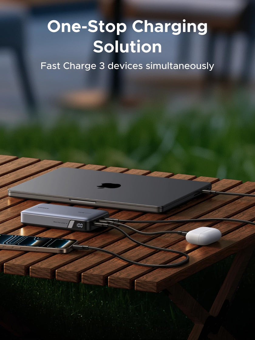 UGREEN 100W Power Bank Fast Charge, 3Ports USB C 20000mAh Portable Charger Fast Charging, 65W Fast Recharge Laptop Battery Bank, Compatible for MacBook Pro Air, Dell, iPad Pro, iPhone 17 Pro Max 🍁 All In One Marketplace Canada