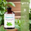 Majestic Pure Peppermint Essential Oil - Huge 118 ml - 100% Pure and Natural Oil for Soap Making Scent- Premium Grade with Glass Dropper 🍁 All In One Marketplace Canada