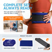 BICAREE Cold Gel Ice Packs Reusable for Injuries, Cold Compress - Relieves Muscle Pain, Sports Injury Recovery, Reduces Swellin (3-Piece Set) 🍁 All In One Marketplace Canada