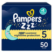 Pampers ZZZ Overnight Diapers, Size 5 (12+ kg), Nighttime Protection Disposable Baby Diaper, 50 Count 🍁 All In One Marketplace Canada