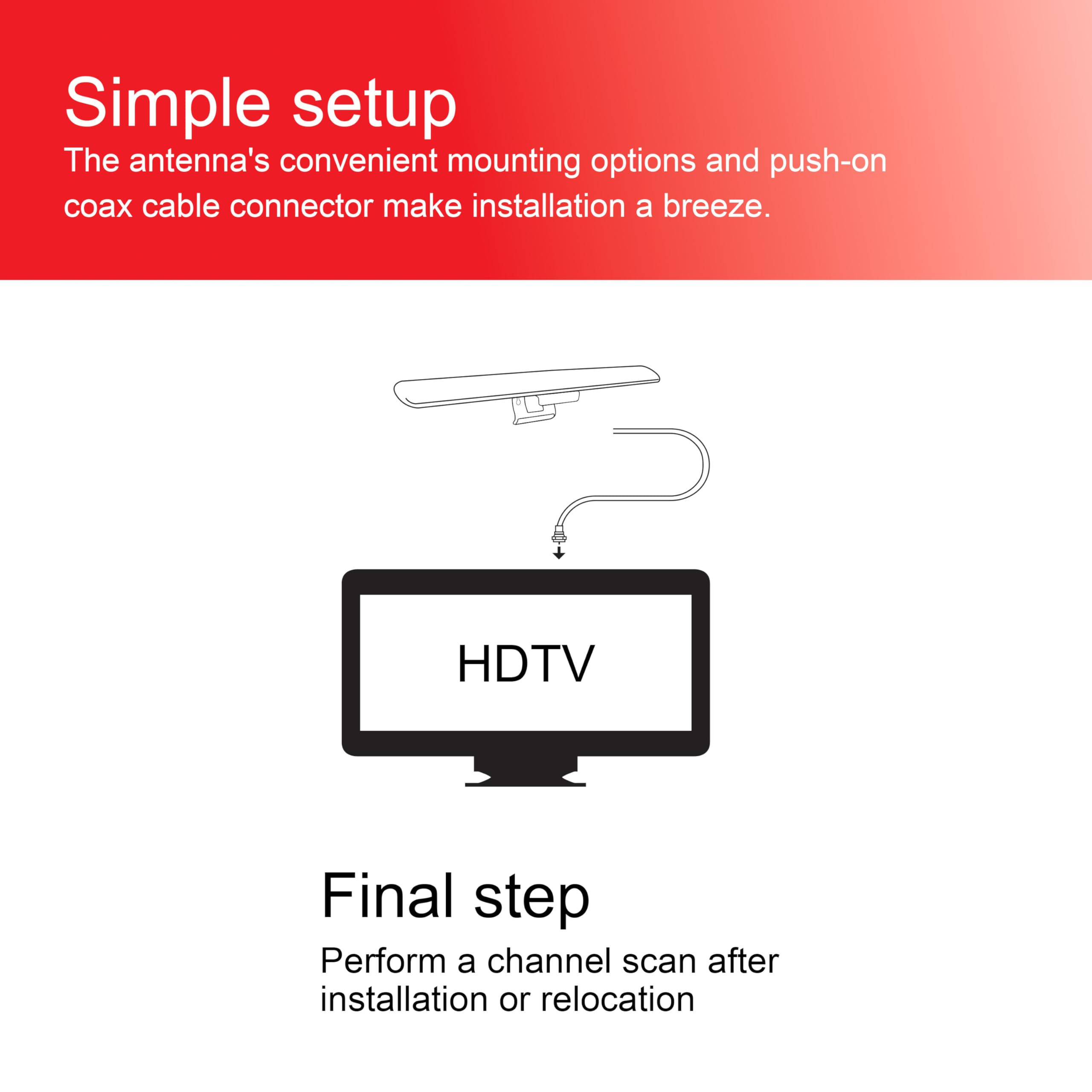 UltraPro Hover Digital TV Antenna Indoor for Smart TV 🍁 All In One Marketplace Canada