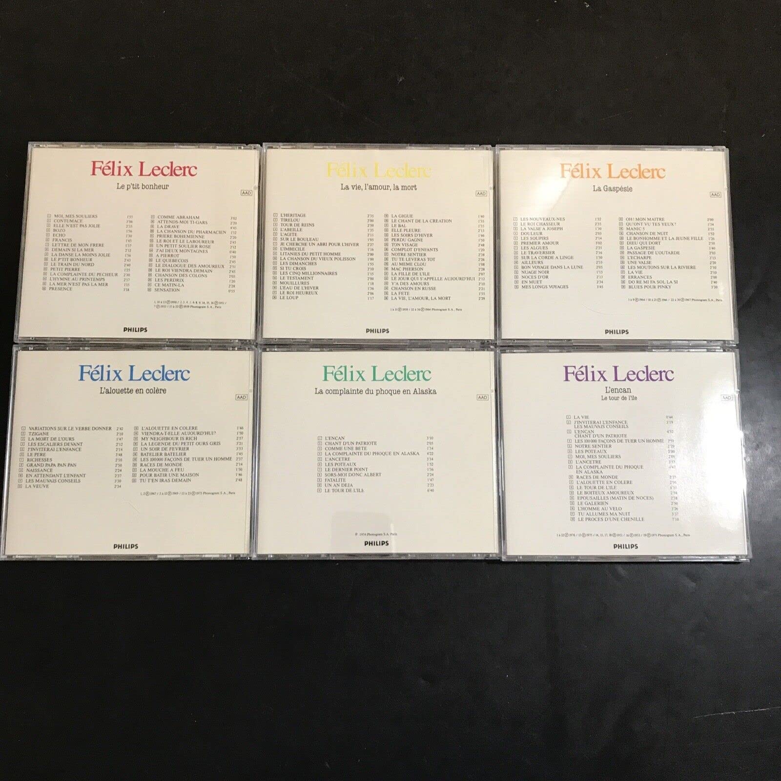 Le P'tit Bonheur - Le Coffret de Luxe offrant les Oeuvres de Felix Leclerc 1951-1975 (6CD)