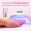 SUNUV UV Light for Nails, UV LED Nail Lamp with 4 Timer Settings, Compatible with All Gel Polish, Auto Sensor LCD Display Removable Base, SUN5 🍁 All In One Marketplace Canada