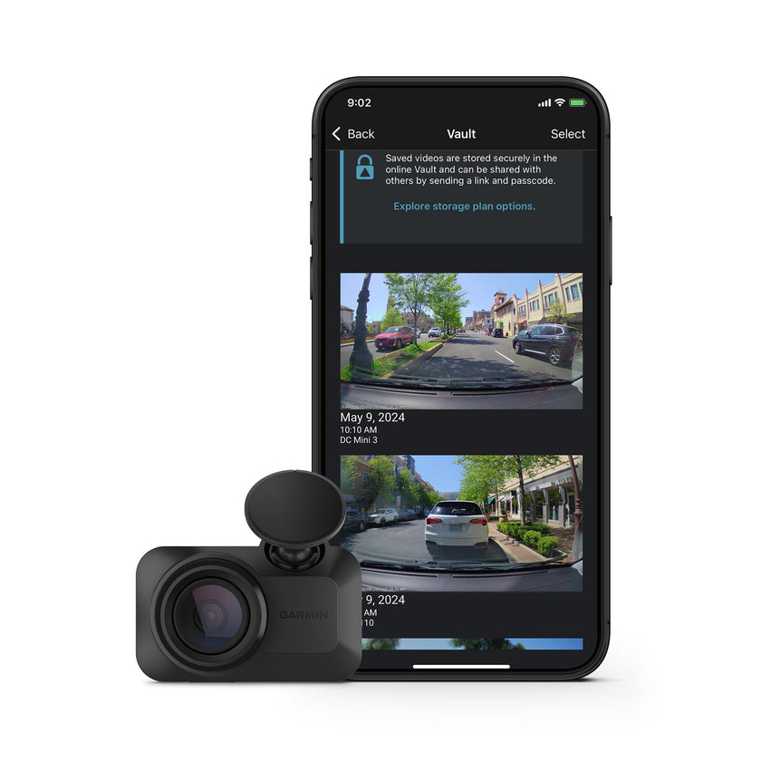 Garmin Dash Cam™ Mini 3, Ultracompact 1080p HD Dash Cam with a 140-degree Field of View, Built in Clarity™ Polarizer, Voice Controlled, Automatic Recording 🍁 All In One Marketplace Canada