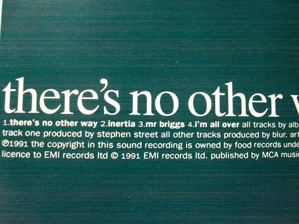 There's No Other Way