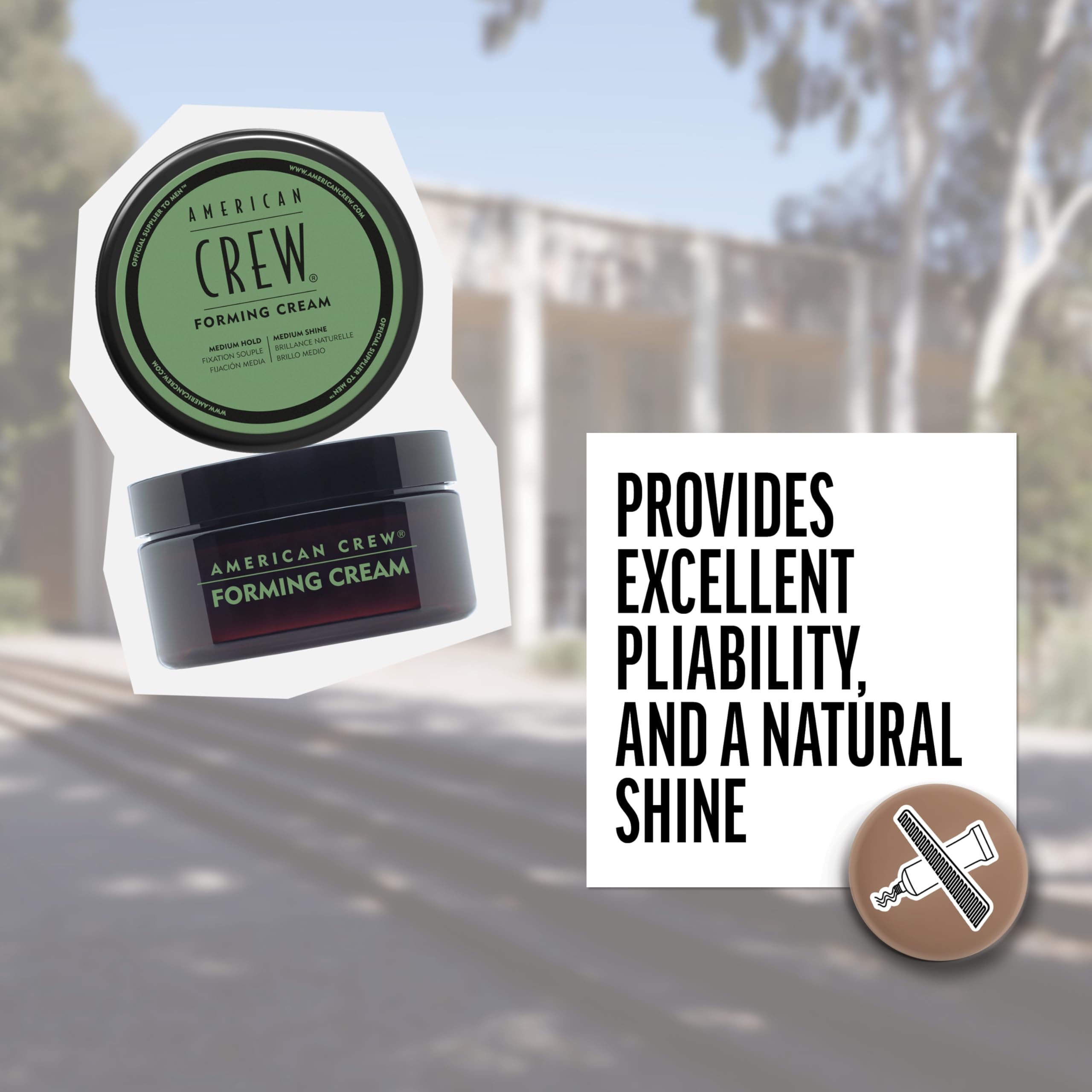 American Crew for Men Forming Cream with Medium Hold/Medium Shine, 85g/3 oz. 🍁 All In One Marketplace Canada