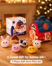 hahaland Montessori Baby Toys 6-12 Months - Surprise Barn with Stuffed Farm Animals Toys for Babies with Rattle & Mirror, Sensory Toys for Babies Boy Girl, Travel Toys for Toddlers 1-3 🍁 All In One Marketplace Canada