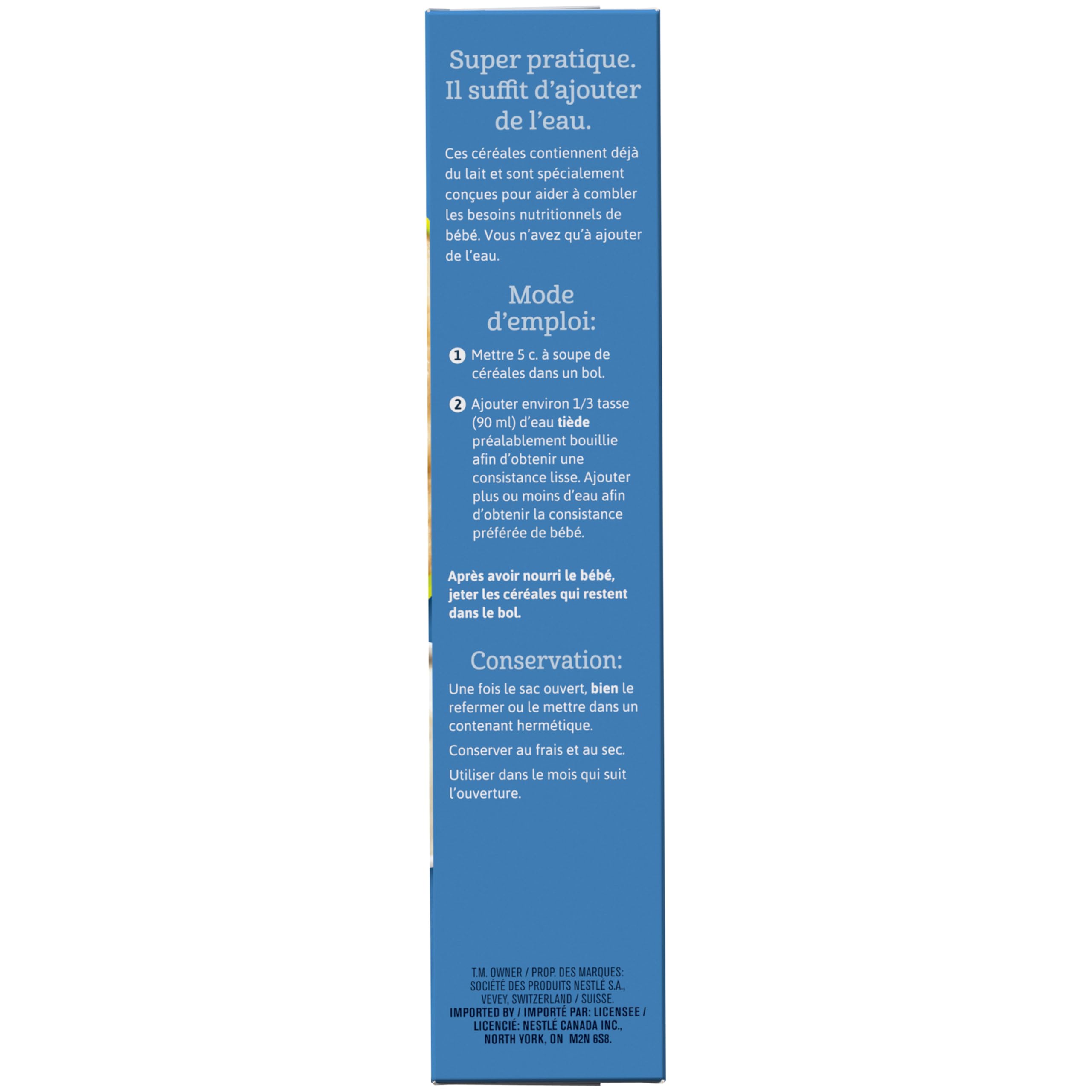 GERBER Cereal Wheat with Yogourt & Apple Pear Banana, Cereal, 8+ Months, 227 g, 6 Pack - Packaging May Vary 🍁 All In One Marketplace Canada