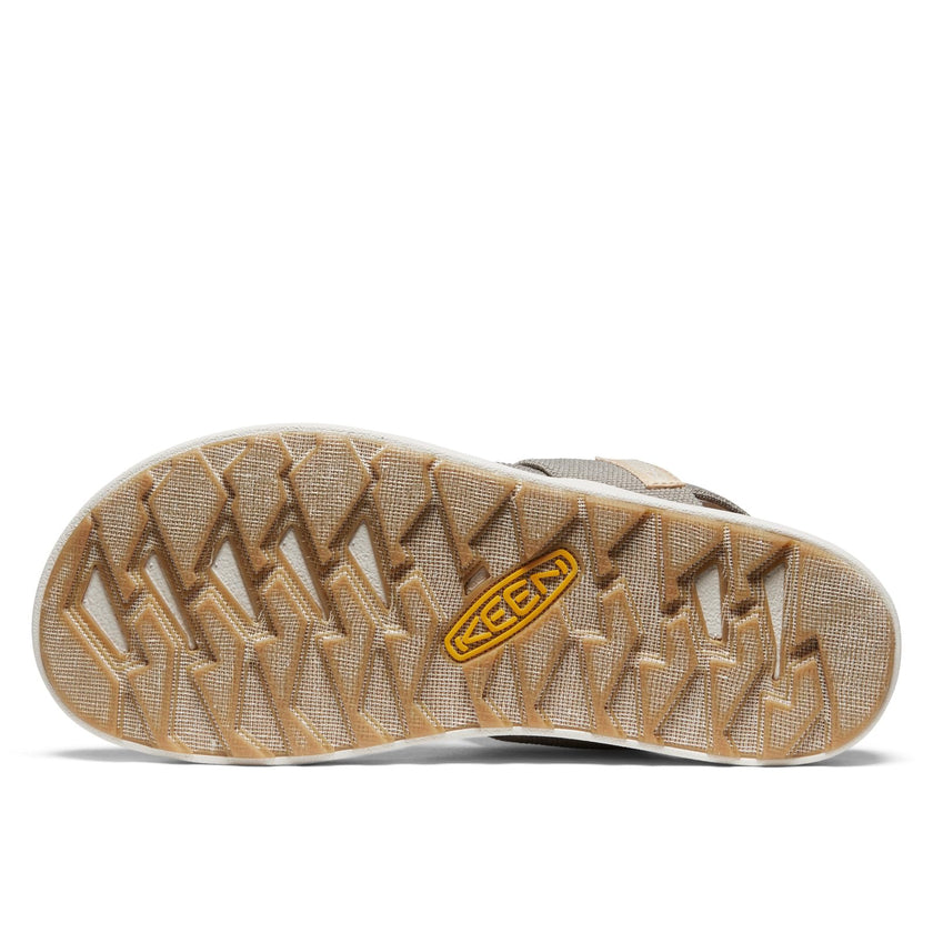 KEEN Women's Elle Backstrap Casual Platform Open Toe Wedge Sandals, Brindle/Birch, 8 🍁 All In One Marketplace Canada