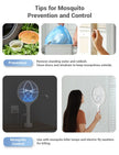 YISSVIC Bug Zapper Racket 4000 Volt Electric Fly Swatter Fly Zapper Indoor Outdoor Dual Modes with Attractant Light Rechargeable 🍁 All In One Marketplace Canada