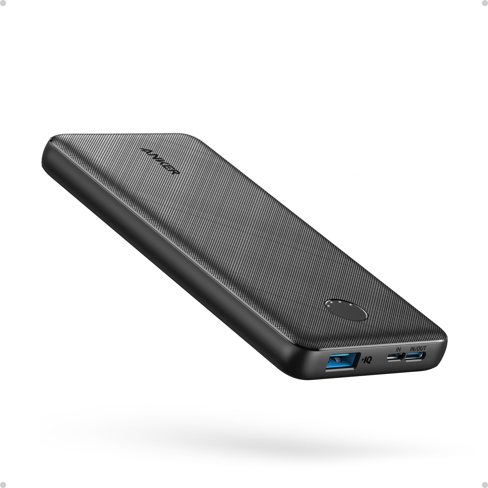 Anker Power Bank(PowerCore 10K),Compact Travel-Ready 10,000mAh Battery Pack with PowerIQ Charging Technology,5V/3A High-Speed Charging for iPhone,iPad,and More (USB-C Input and Output（Black），1pack) 🍁 All In One Marketplace Canada