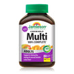 Jamieson 100% Complete Multivitamin Chewable for Adults Citrus Twist Flavour, with Lutein, Calcium, and Biotin. Supports Immunity, Energy, and Overall Health, No Artificial Colours, Flavours, or Preservatives, One Per Day, 80 Count