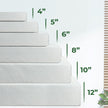 ViscoLogic Made in Canada 6 Inch Twin Mattress, Cool Gel Infused Foam, Medium Firm Support & Pressure Relief, Mattress in a Box, CertiPUR-US®, Twin Size 🍁 All In One Marketplace Canada