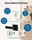 eufy Security Smart Lock C220, Fingerprint Keyless Entry Door Lock, Built-in Wi-Fi, App Remote Control, Front Door Smart Lock Deadbolt, 8Months Battery, Reliable Power, IP53 Waterproof, BHMA Grade 3 🍁 All In One Marketplace Canada