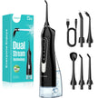COSLUS Water Teeth Flosser C20 (F5020E): 300ML Cordless Electric Water Tooth Flossing Rechargeable IPX7 Waterproof Portable Travel Flossers Set for Teeth 🍁 All In One Marketplace Canada