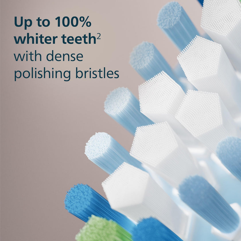 Philips Sonicare C3 Two-in-One - Genuine Replacement Electric Toothbrush Heads, Black, 2 Pack, HX9042/95 🍁 All In One Marketplace Canada
